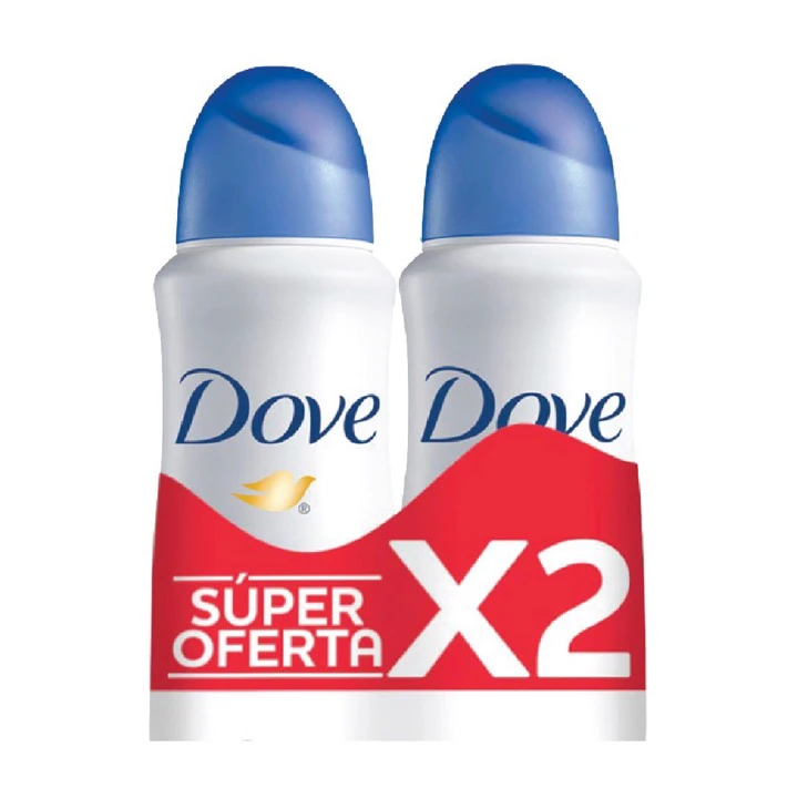 DESODORANTE DOVE AER DAMA ORIGINAL X 150 ML X 2 UNDS