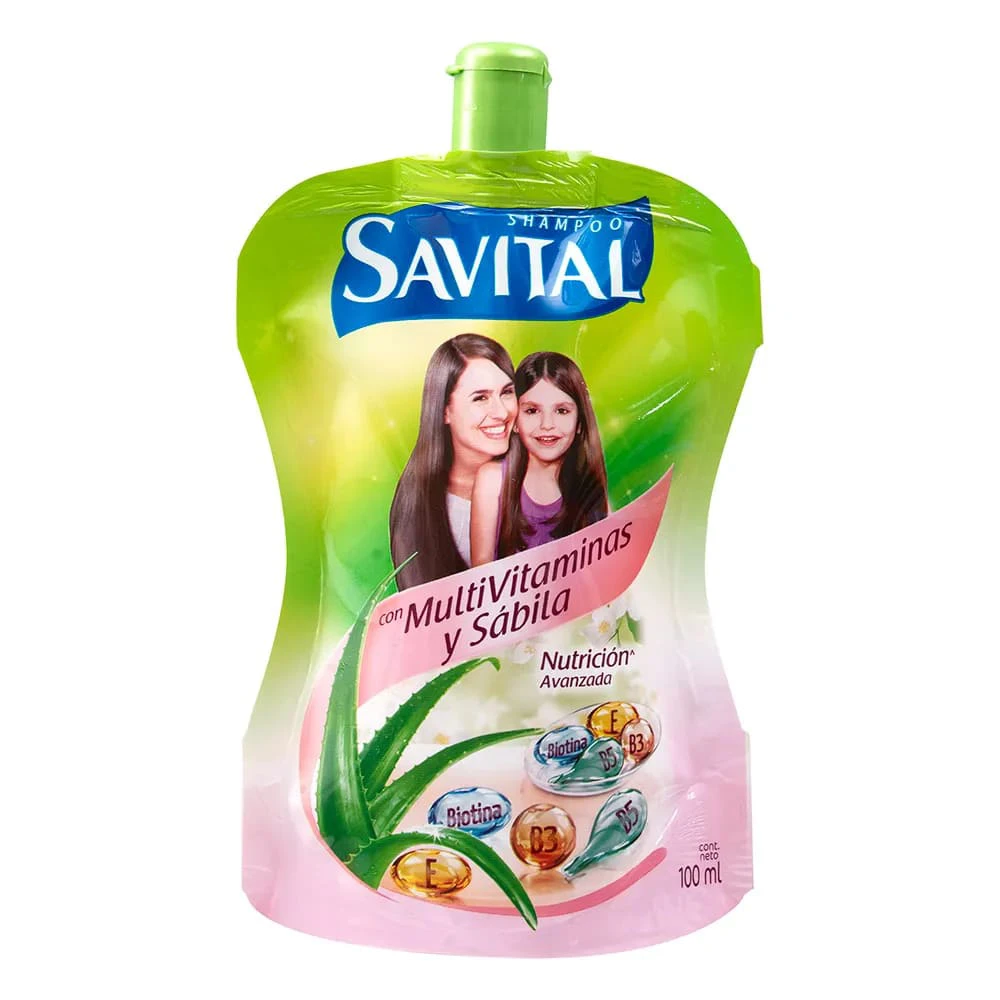 SHAMPOO SAVITAL MULTIVITAMINAS X 100 ML