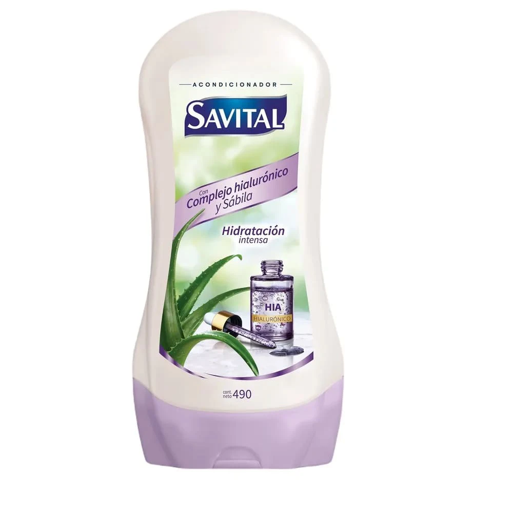 ACONDICIONADOR SAVITAL HIALURONICO X 490 ML