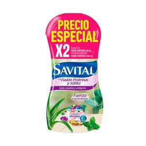 SHAMPO SAVITAL FUS/PROTE 510+ ACO X 490 ML
