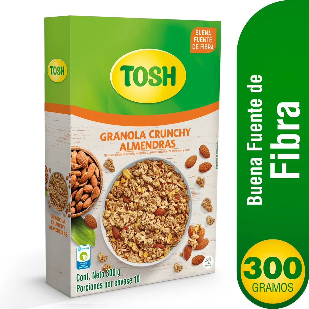 CEREAL TOSH CAJA ALMENDRAS X 300 GR