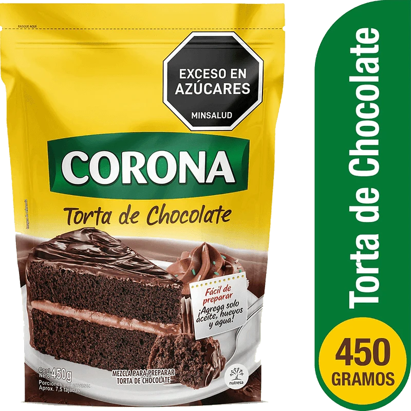 TORTA CORONA CHOCOLATE X 450 GR