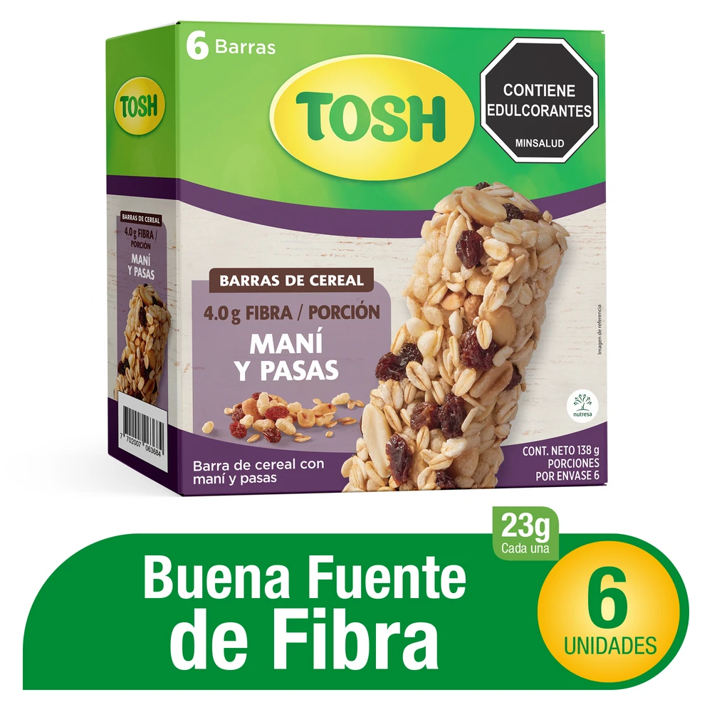 TOSH BARRA MANI PASAS X 6 UNDS