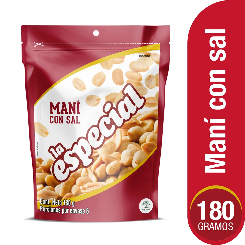 MANI LA ESPECIAL CON SAL X 180 GR