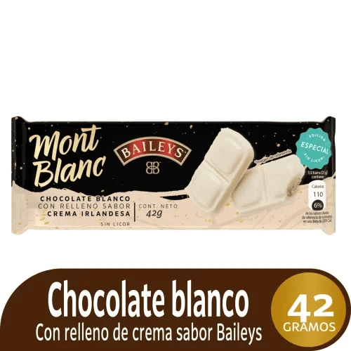 CHOCOLATINA MONTBLANC BAILEYS X 42 GR