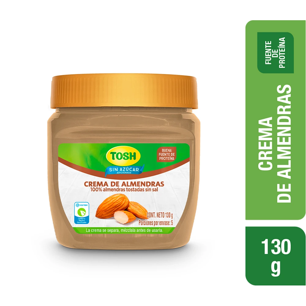 CREMA DE ALMENDRA TOSH TARRO X 130 GR