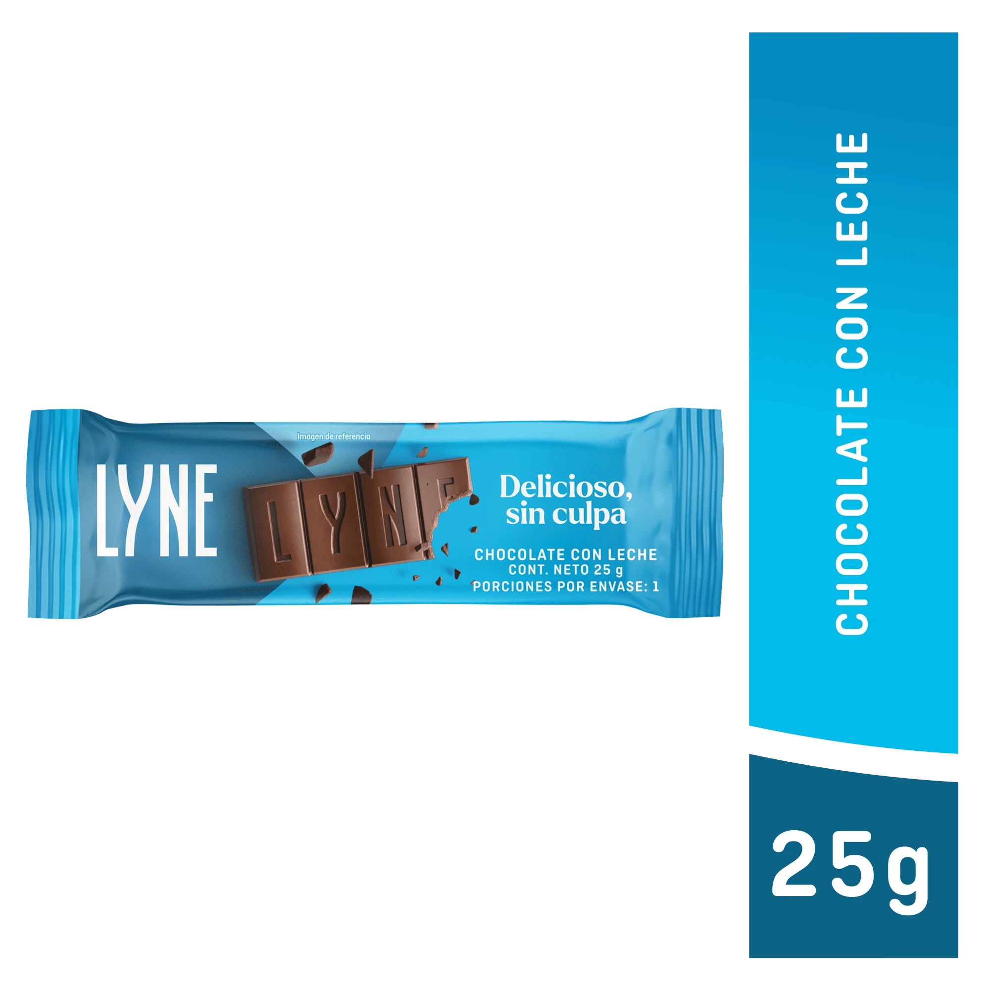 CHOCOLATINA CHOCOLYNE LECHE X 25 GR