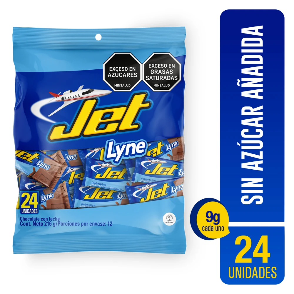 CHOCOLATINA JET LYNE X 108 GR