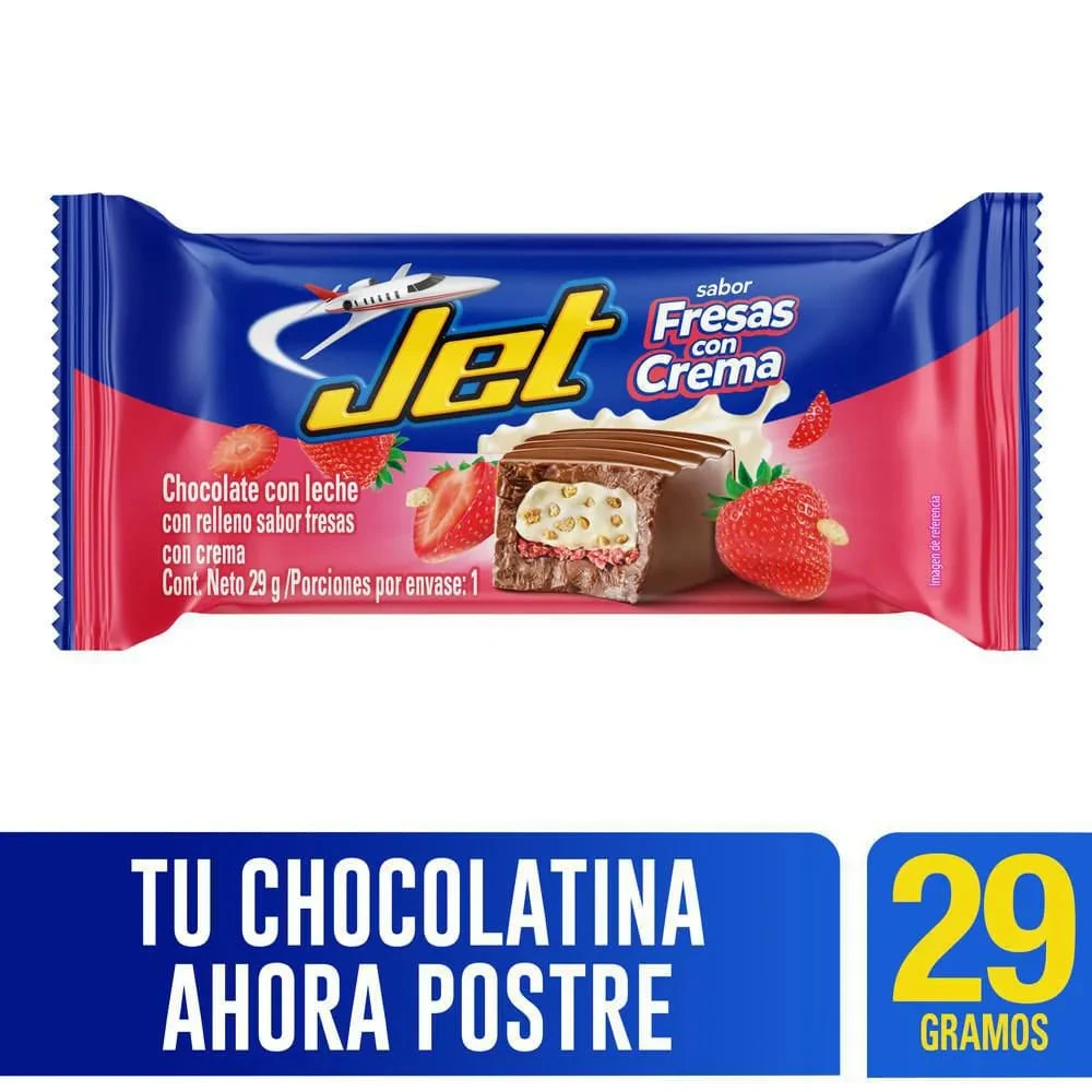 JET FRESA CON CREMA 29 GR X 29 GR