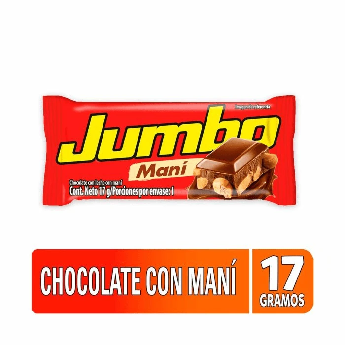 CHOCOLATINA JUMBO MANI X 17 GR