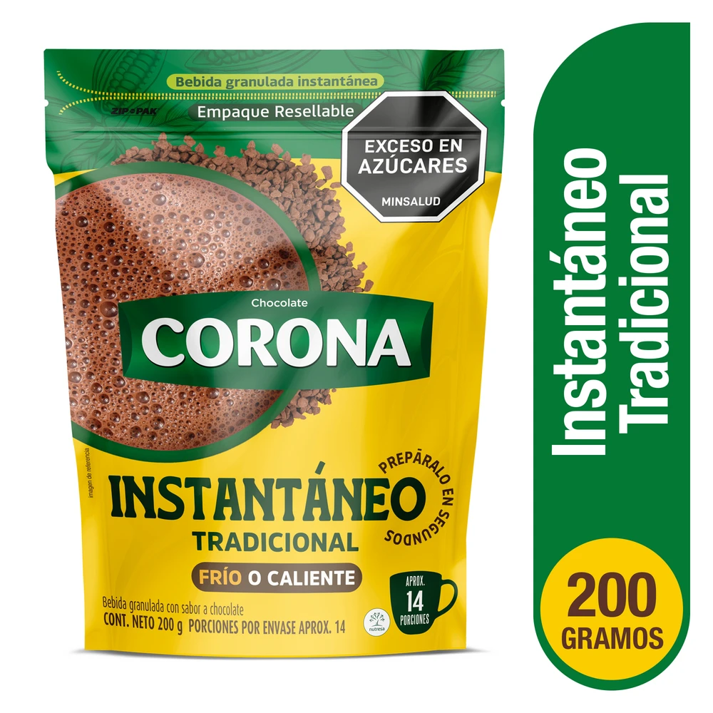 CHOC CORONA INSTANTANEO X 200 GR