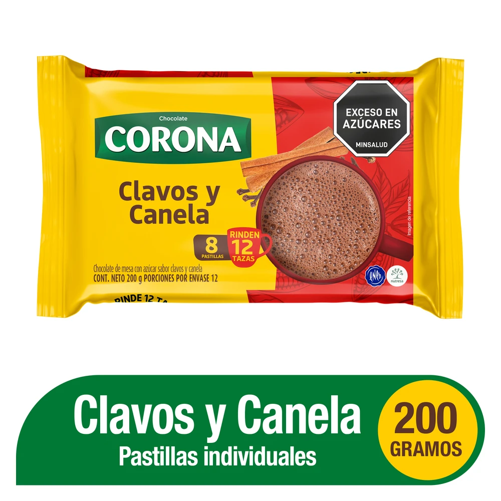 CHOC CORONA CLAV CAN X 200 GR
