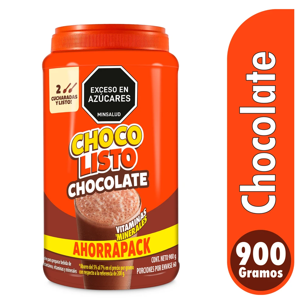 CHOCOLISTO TARRO X 900 GR