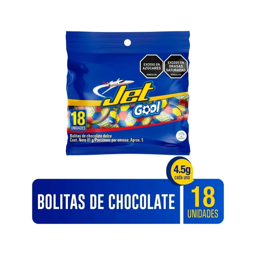 BALONES DE CHOCOLATE JET 18