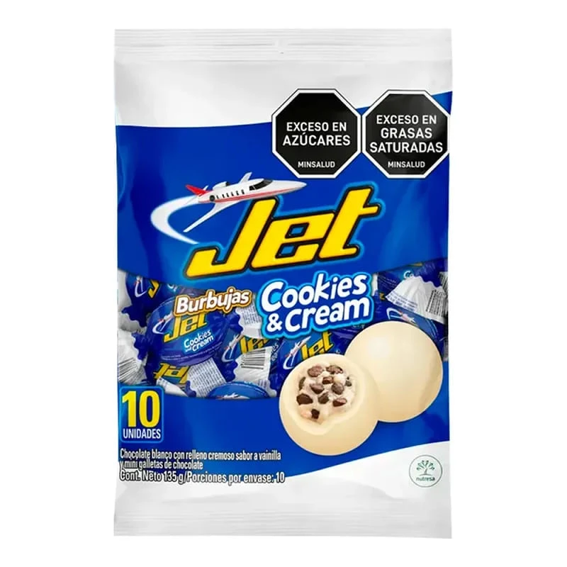CHOCOLATINA BURBU JET COOK/CRE X 135 GR