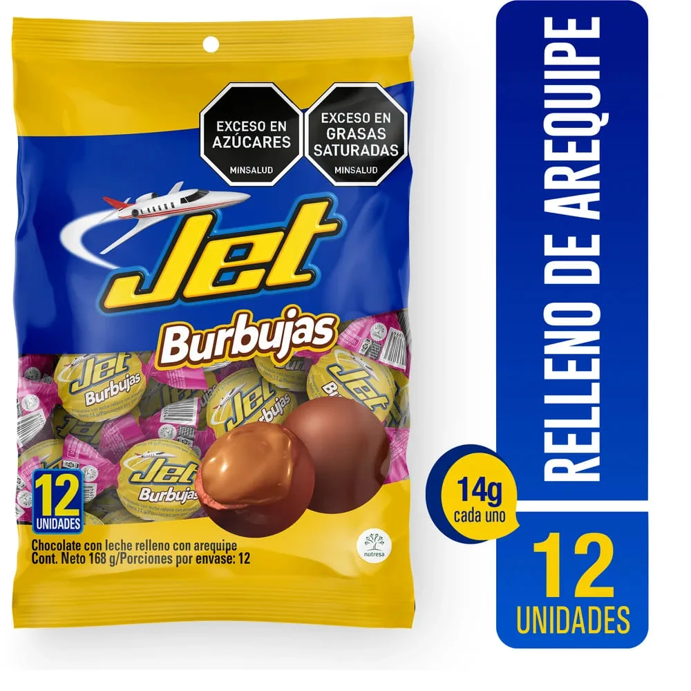 CHOCOLATINA BURBU JET X 168 GR