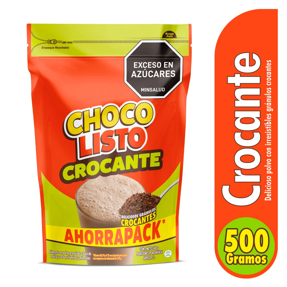 CHOCOLISTO CROCANTE BOLSA 500
