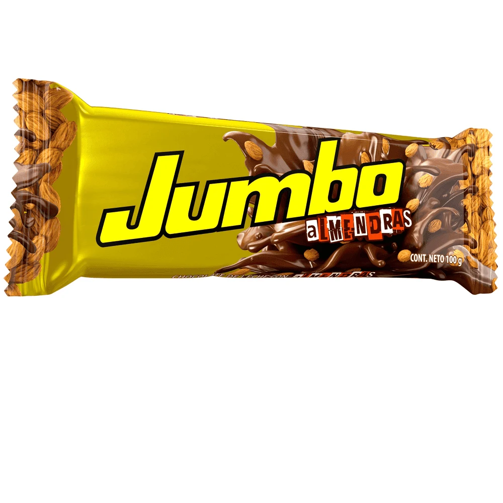 CHOCOLATINA JUMBO ALMENDRAS X 100 GR
