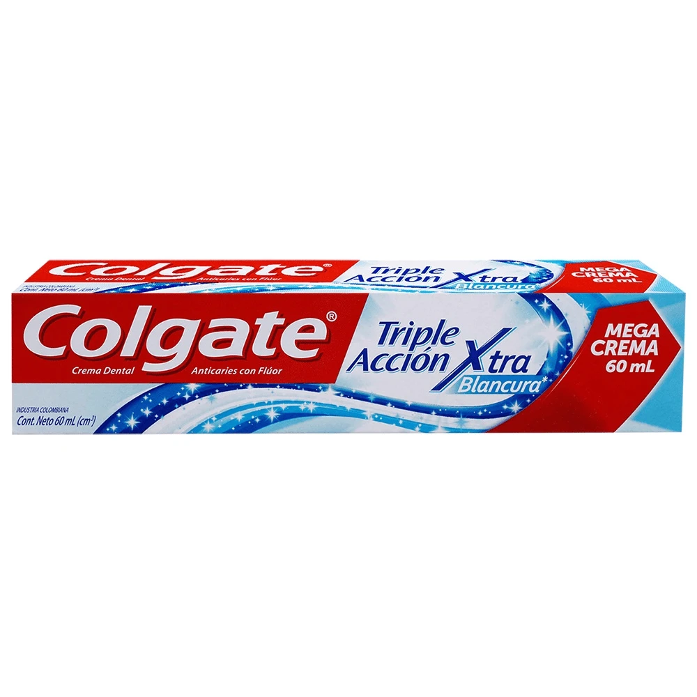 CREMA DENTAL COLGATE TRIPLE ACCION XTRA BLANCURA X  60 ML