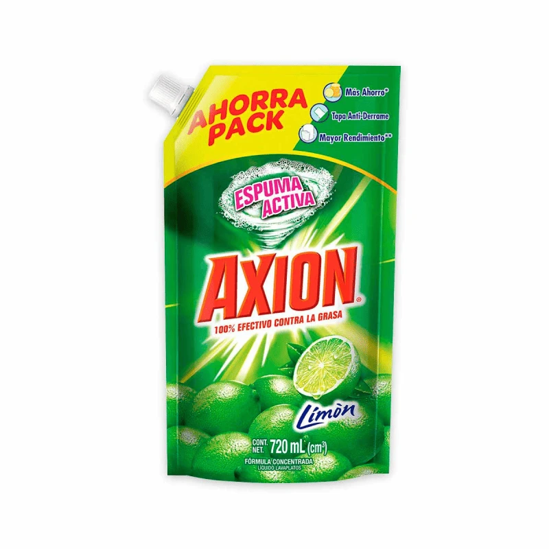 LAVA PLATOS AXION LIQUIDO LIMON X 720 ML