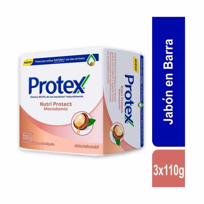 JABON BAÑO PROTEX MACAD X 110 GR X 3 UNDS