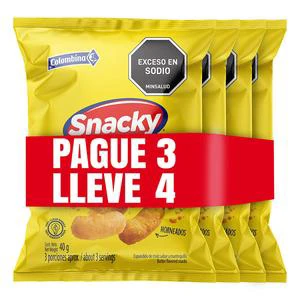 SNACKY SALADITO PAGUE 3 LLEVE 4 X 3 LT
