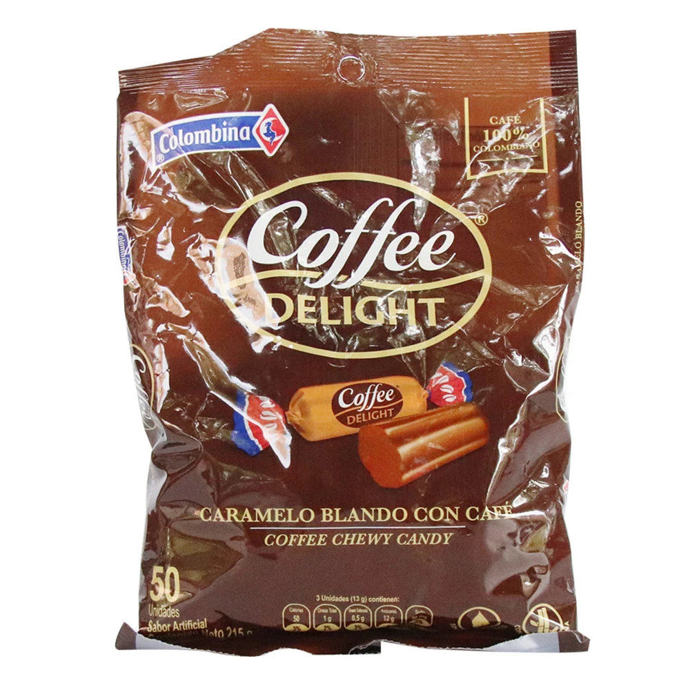 CONFITES COFFEE DELIGHT BLANDO X 50 UNDS