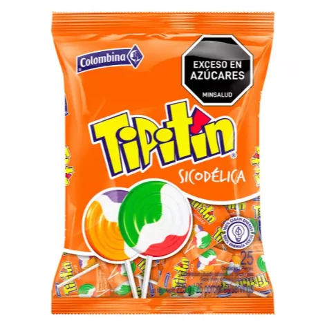 CHUPETA TIPITIN SICODELICAS 25