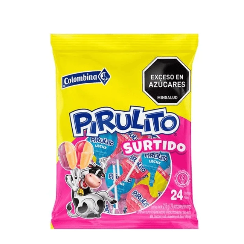 PIRULITO SURTIDO X 216 GR