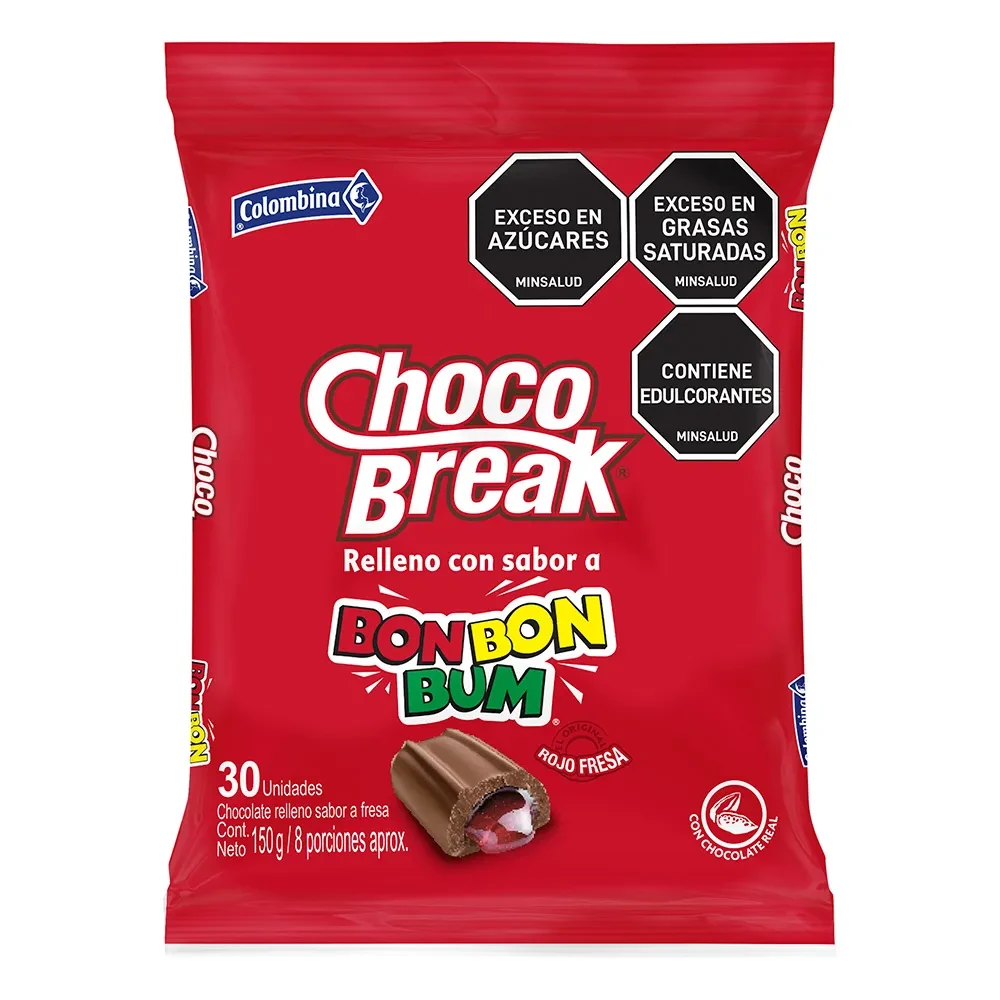CHOCOBREAK RELLENO DE BBB X 150 GR