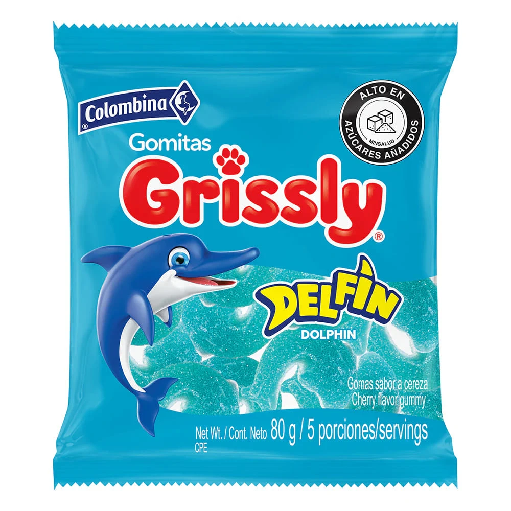 GOMITA GRISSLY CLASICA/DELFIN X 72 GR