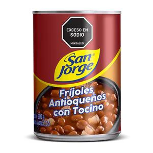 FRIJOLES CON TOCINO SAN JORGE X 300 GR