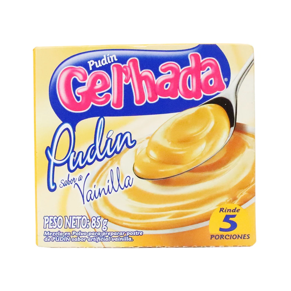 PUDIN GELHADA VAINILLA 85 GR X 85 GR