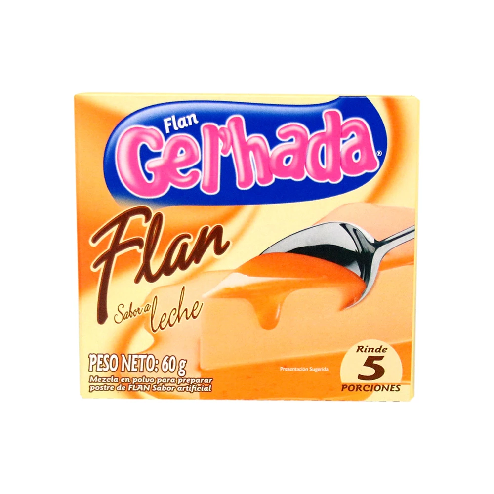 FLAN GELHADA LECHE 60 G X 60 GR