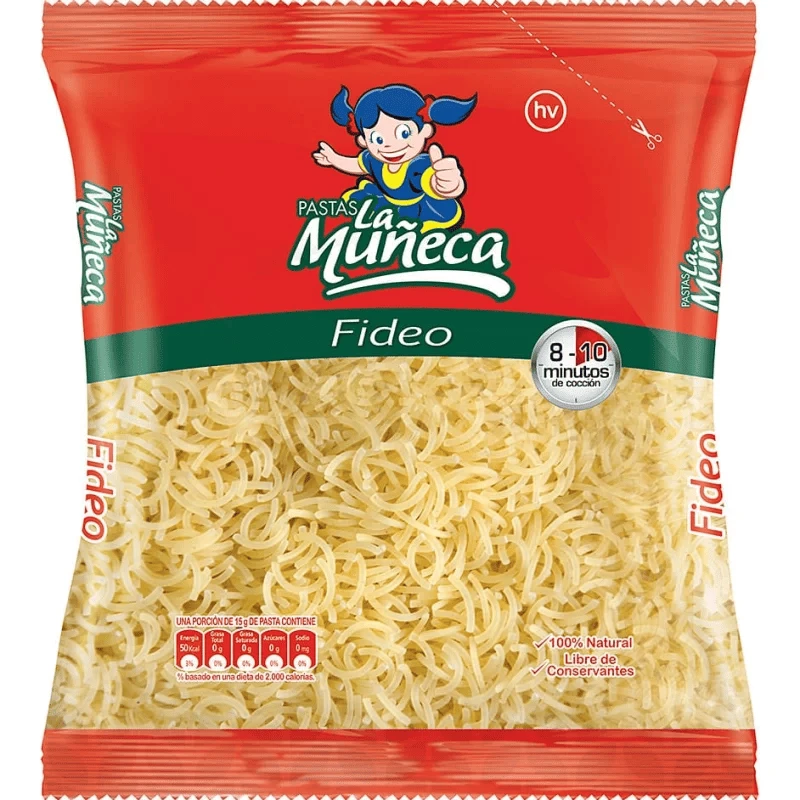 PASTAS LA MUÑECA FIDEO X 250 GR