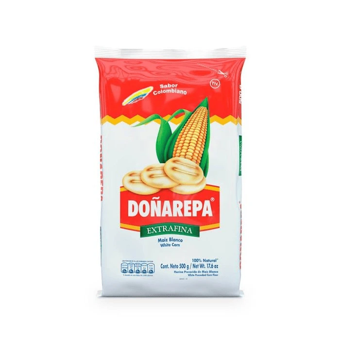 HARINA DOÑA AREPA BLANCA X 500 GR