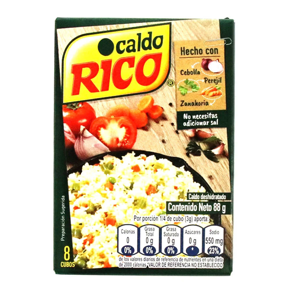 CALDO RICO 8 CUBOS