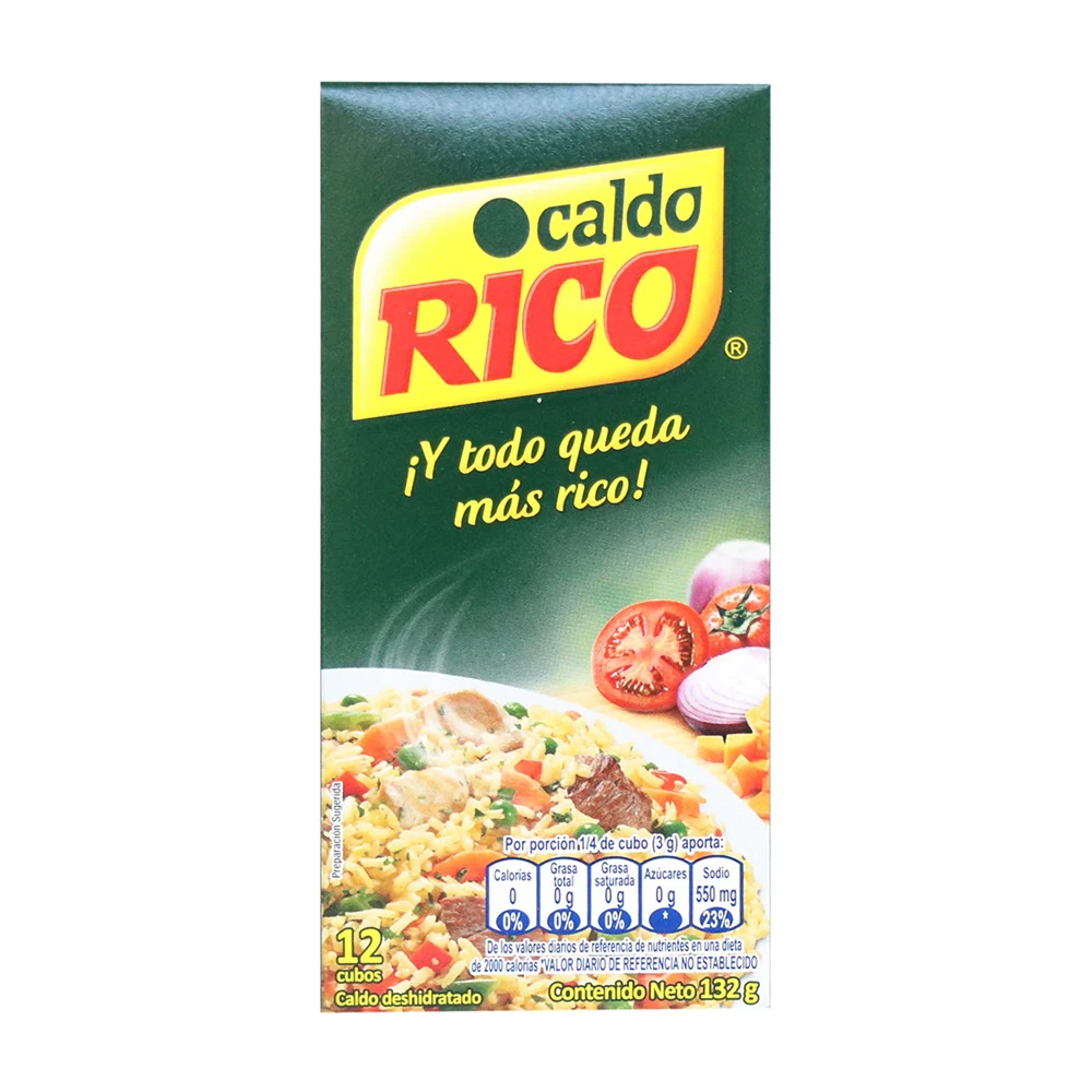 CALDO RICO 12 CUBOS
