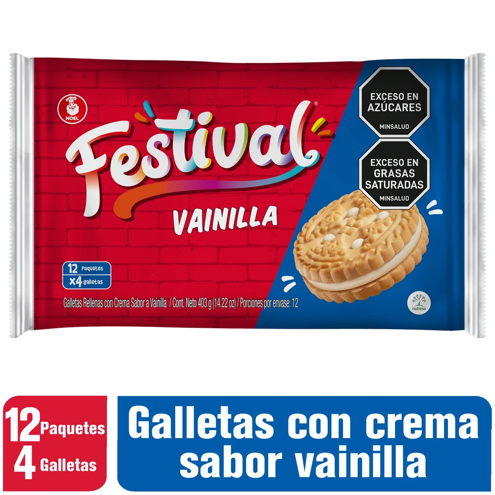 GALLETA FESTIVAL VAINI X 403 GR