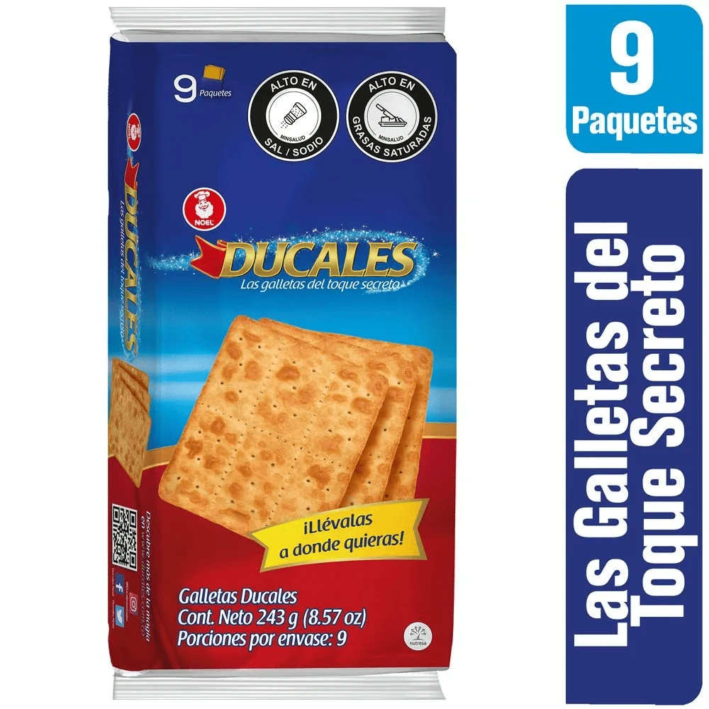 GALLETA DUCALES X 243 GR X 9 UNDS