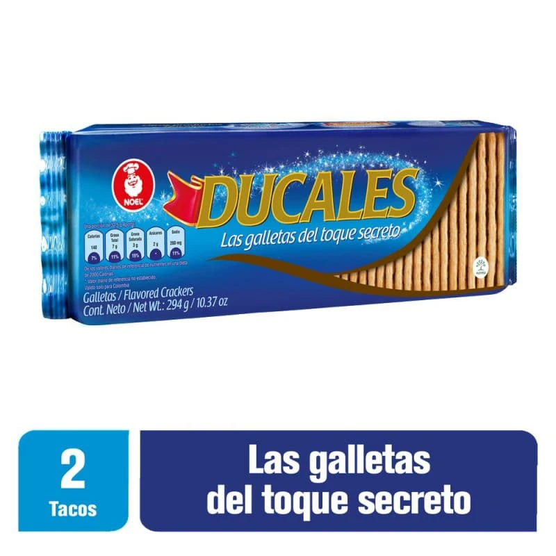 GALLETA DUCALES 2 TC X 204 GR