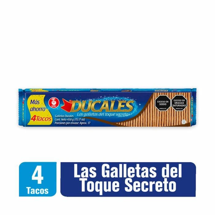 GALLETA DUCALES X 4 TACOS X 430 GR