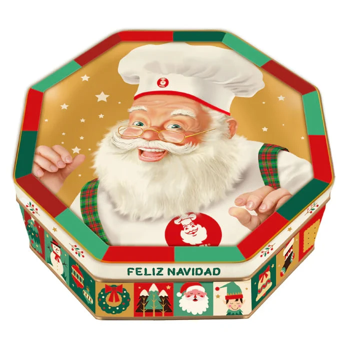GALLETA NOEL NAVIDAD OCTAGONAL X 260 GR