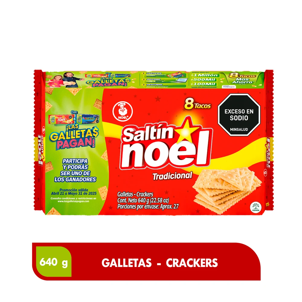 GALLETA SALTIN 8 TACOS X 640 GR