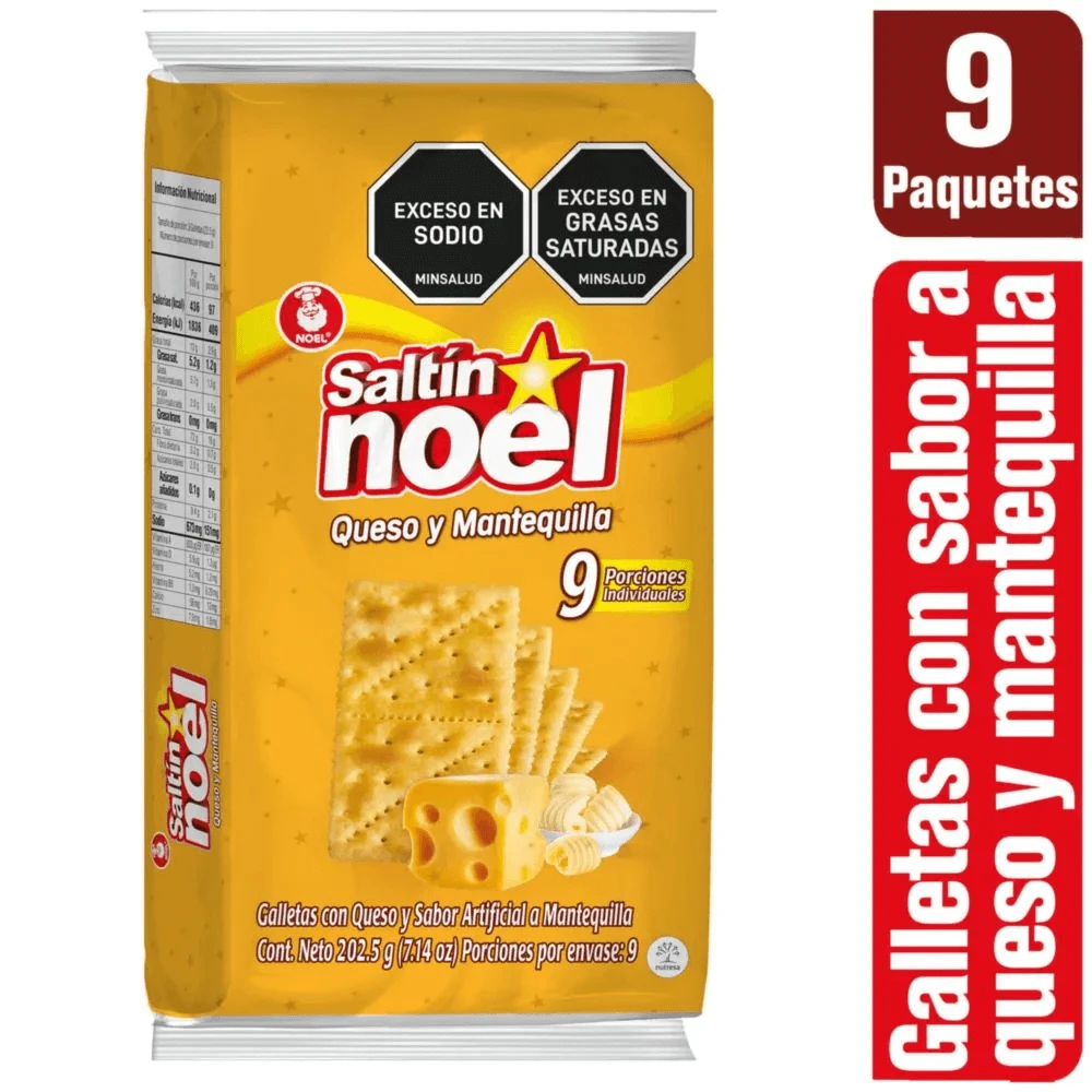 GALLETA SALTIN QUE/MANT 9