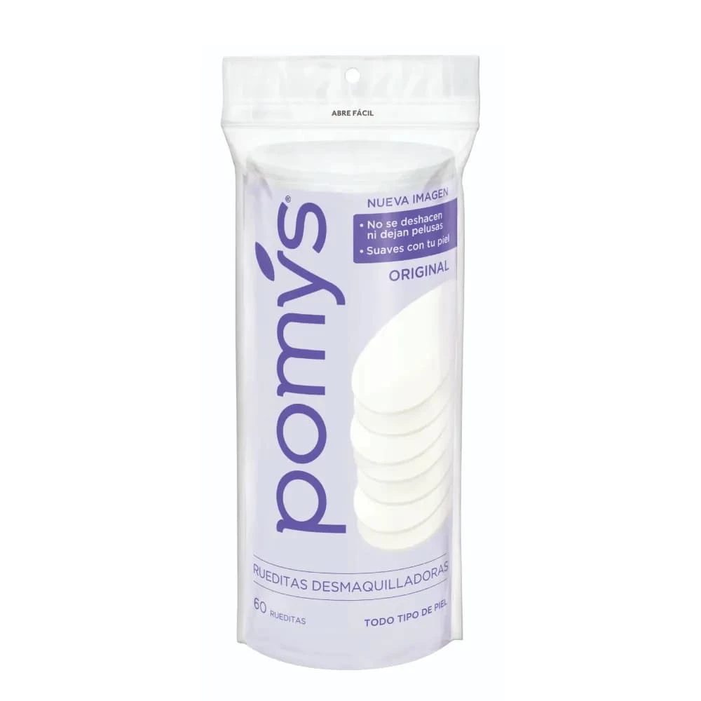 RUEDITAS DESMAQUILLADORAS POMYS 60