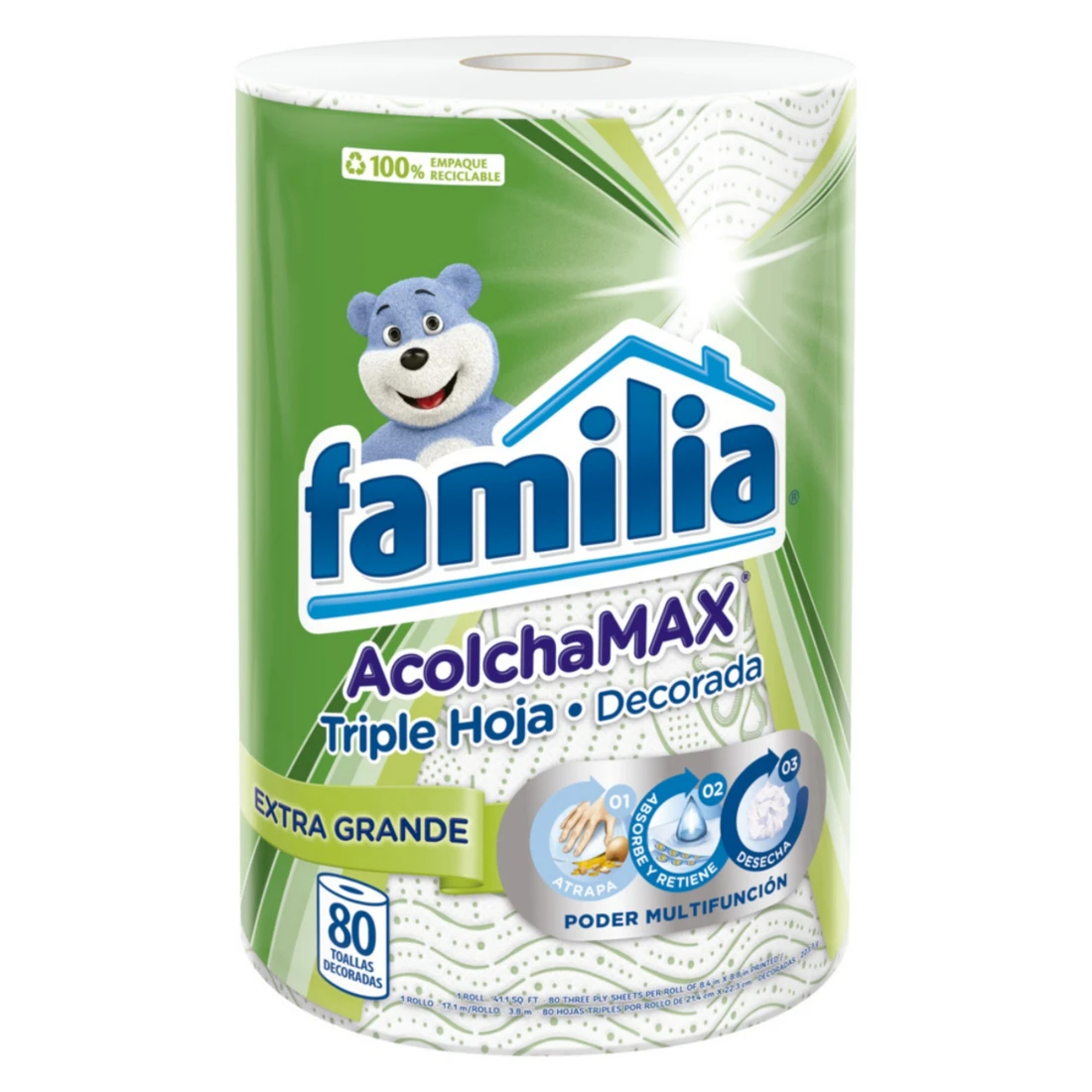 TOALLA COCINA FLIA ACOLCH DEC 80H