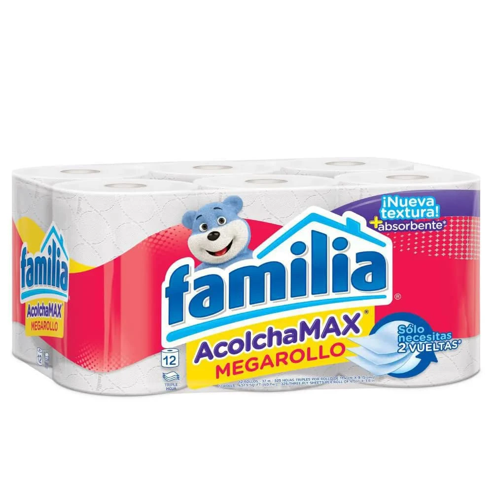 PAPEL HIGIENICO FAMILIA MEGARROLLO X 12 UNDS