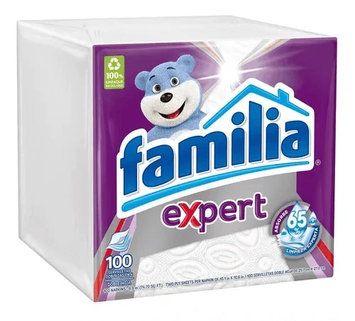 SERVILLETAS FLIA EXPERT X 100 UNDS