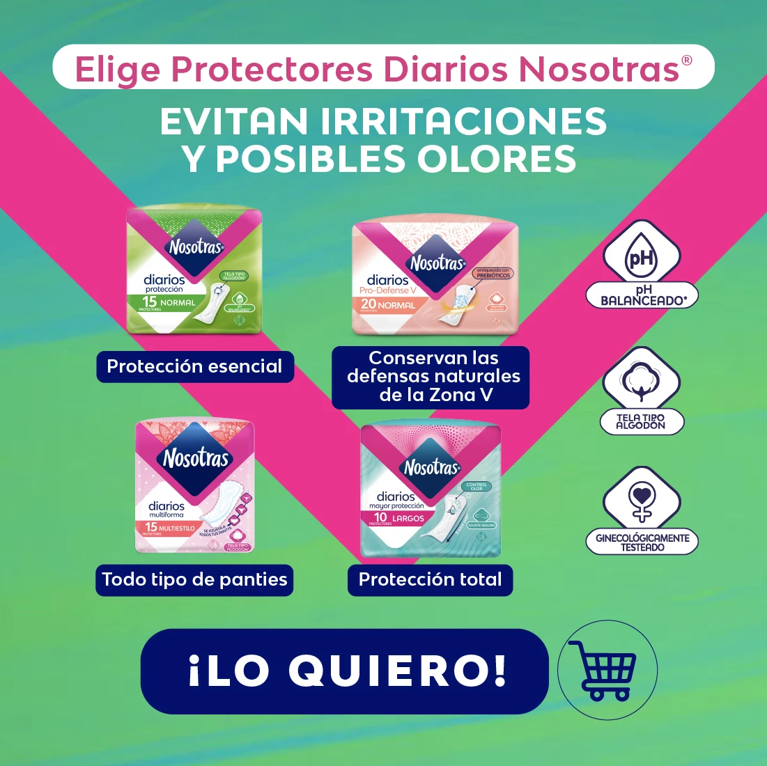 PROTEC NOSOTRAS LARGOS X 80 UNDS